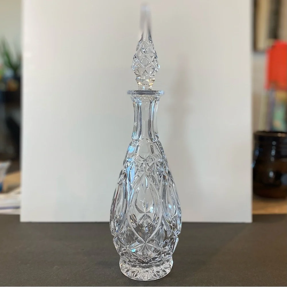 Vintage Princess House Liquor Decanter With Stopper 24% Lead Crystal, W. Germany